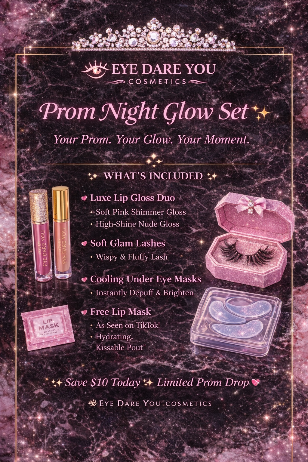 Prom Night Glow Set 👑✨
